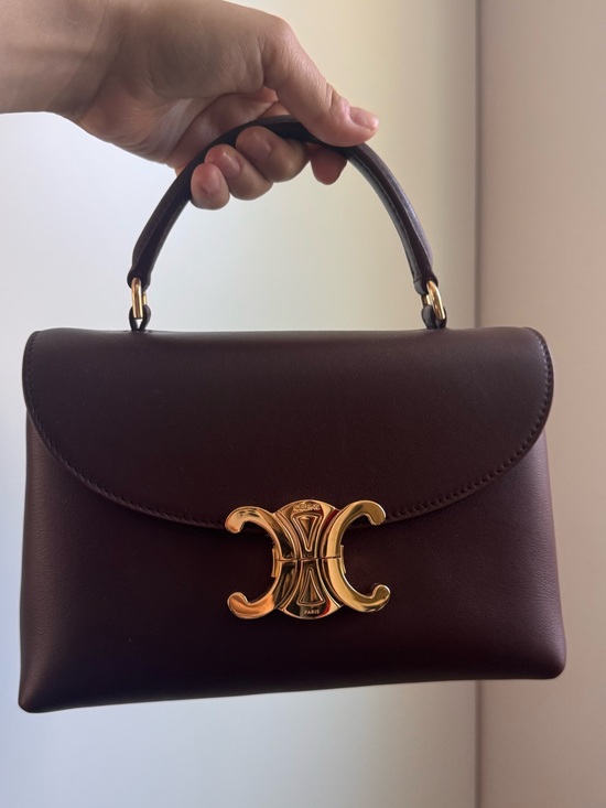 Celine Handbags - Celine Teen Nino Triomphe Top Handle Bag